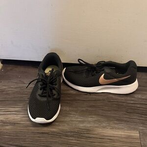 Nike Black and Bronze Sneakers